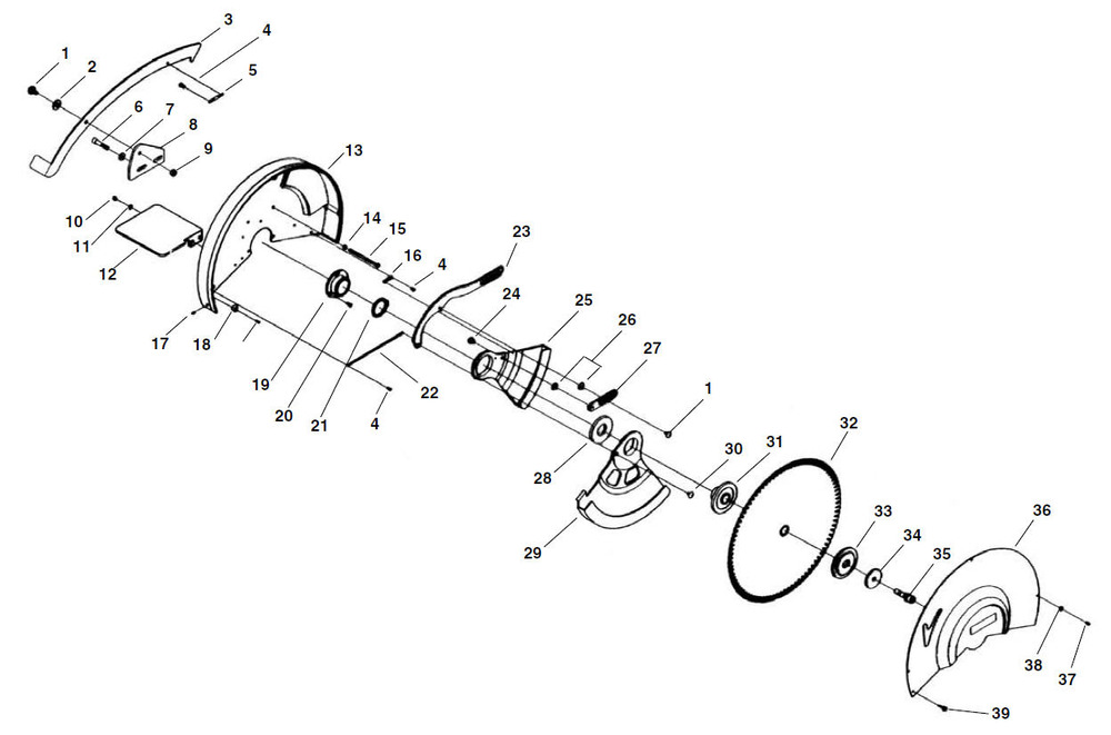 Parts | Dry Cut Saw / Model 614 | RIDGID Store