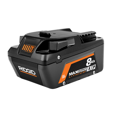 18V 8.0 Ah MAX Output EXP Lithium Ion Battery RIDGID Tools