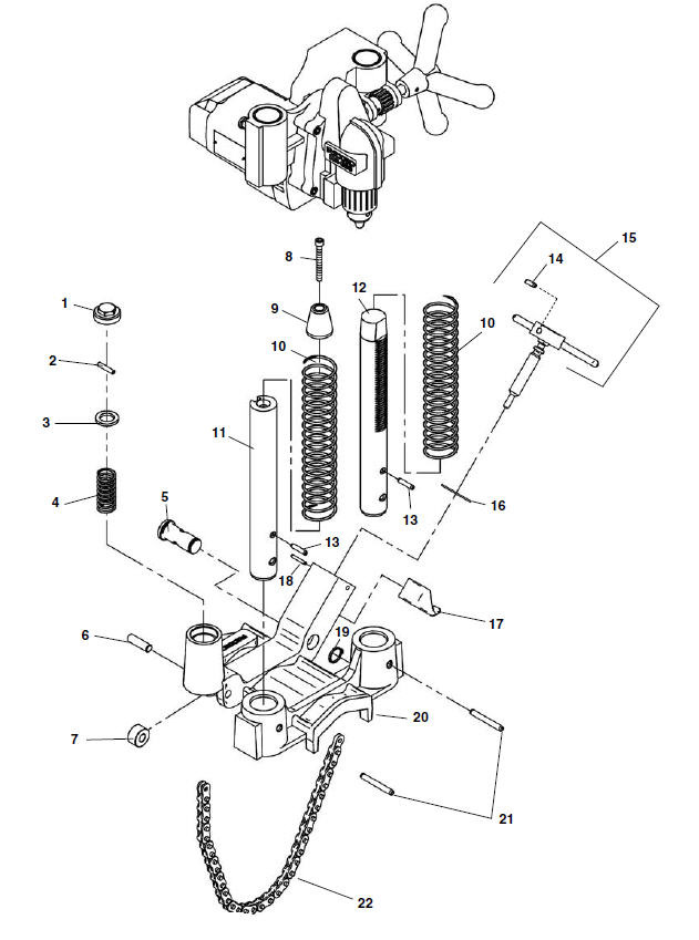 Parts | HC-300 Hole Cutting Tool | RIDGID Store