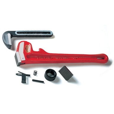 RIDGID Pipe Wrench Replacement Hook Jaw for 10'' & Round adjustment piece 