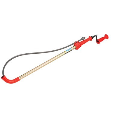 RIDGID 59787 K-3 Toilet Auger, 3-Foot Toilet Auger Snake with Bulb Head to  Clear Clogged Toilets