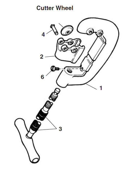 Parts | 42-A Heavy-Duty 4-Wheel Pipe Cutter | RIDGID Store