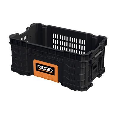 Rigid Job Site Box with padlocks for your power tools.