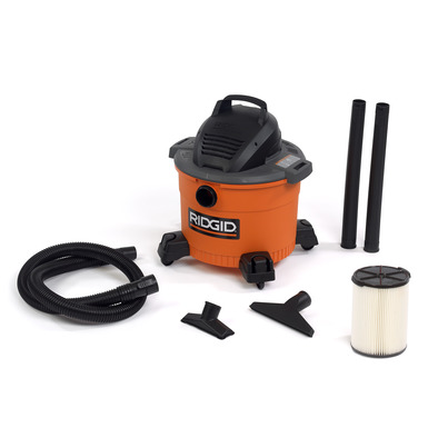 RIDGID Aspiradora para sólidos y líquidos WD1270 de 12 Galones con soplador  desmontable