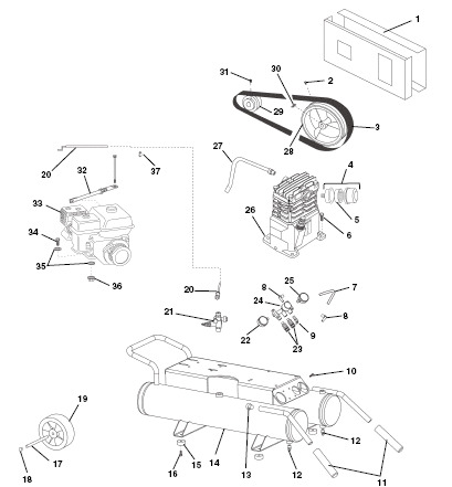 Ridgid wheelbarrow on sale air compressor