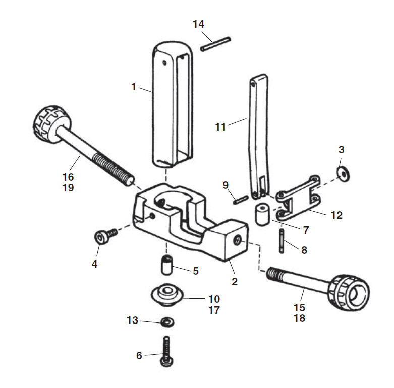 Parts | 109 2-Handle Internal Tubing Cutter | RIDGID Store