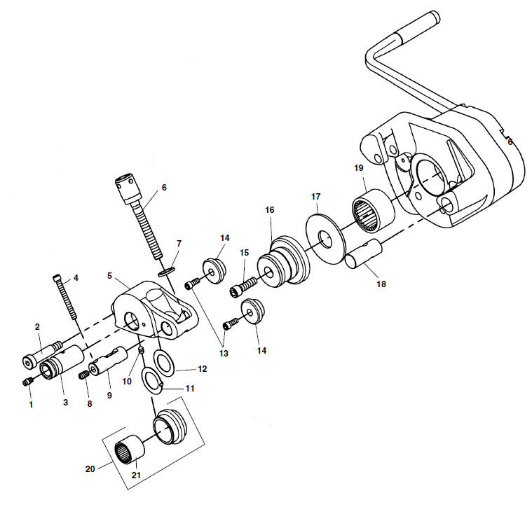 Parts | 915 Roll Groover | RIDGID Store