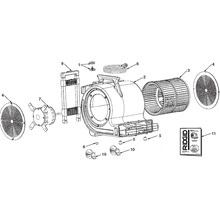 AM2550, AM2500, AM25001 Air Mover Assembly