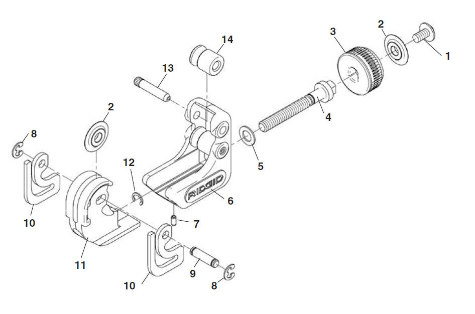 Ridgid RP 115 Mini Press Tool Battery Kit with Propress Jaws 1/2in