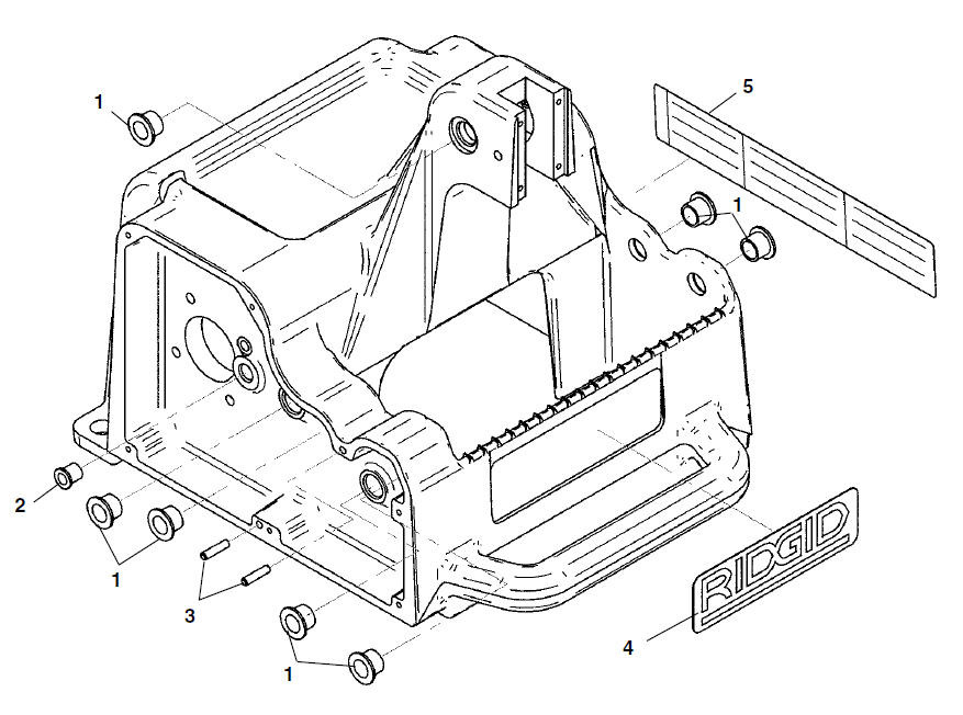 Parts | 122 Cutting and Prep Machine | RIDGID Store