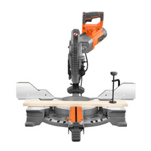 Sierra ingletadora deslizante de doble bisel, con cable de 15 amp., con capacidad para realizar ingletes a 70° e indicador LED de línea de corte | Herramientas RIDGID