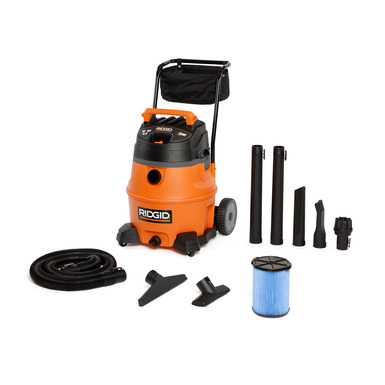 RIDGID Wet & Dry Vacuum Cleaner 16 Gal Heavy Duty Lifetime Warranty Powerful Vac 