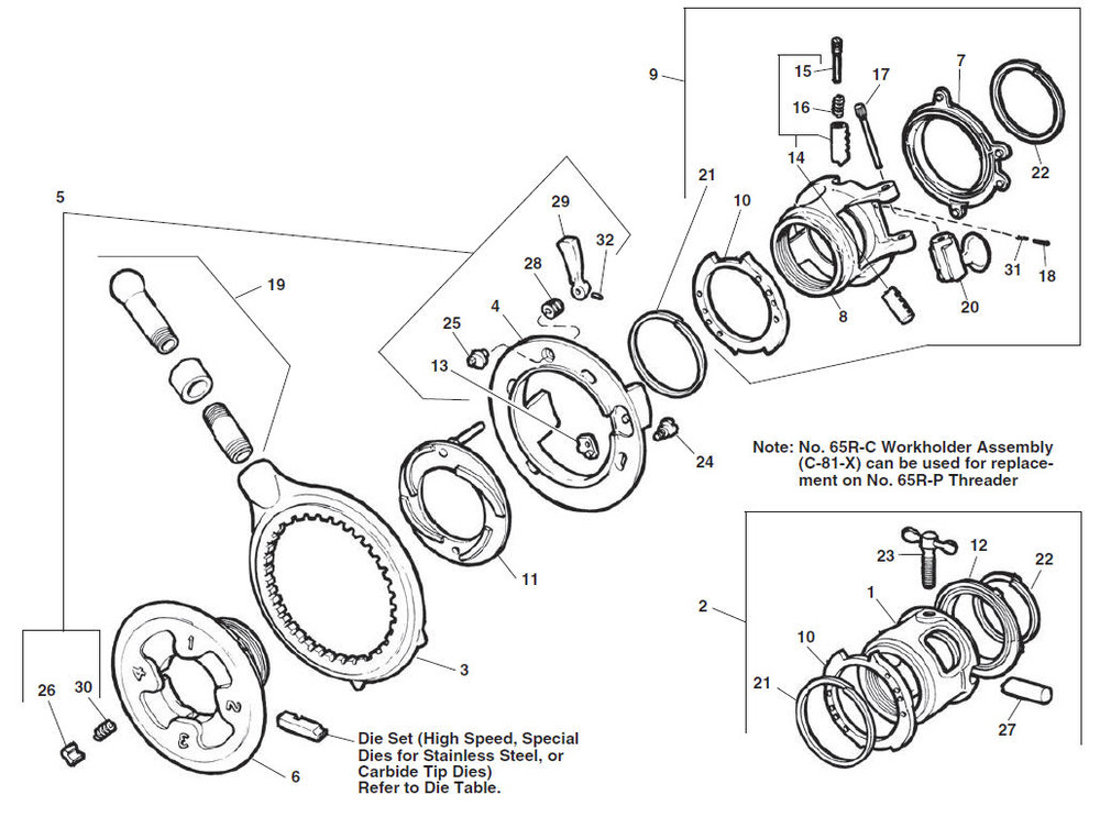 Ridgid deals 65r threader