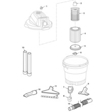 WD09450, WD0947 Vac Assembly