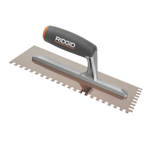 1/4 in. x 3/8 in. SQ-Notch Trowel with Golden Finish | Herramientas RIDGID