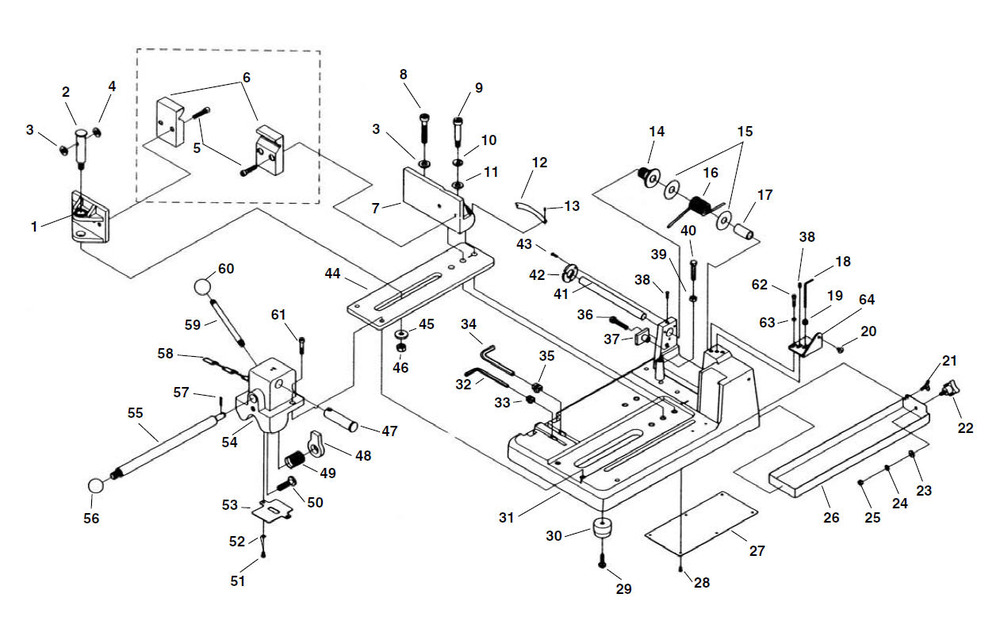 Parts | Dry Cut Saw / Model 614 | RIDGID Store