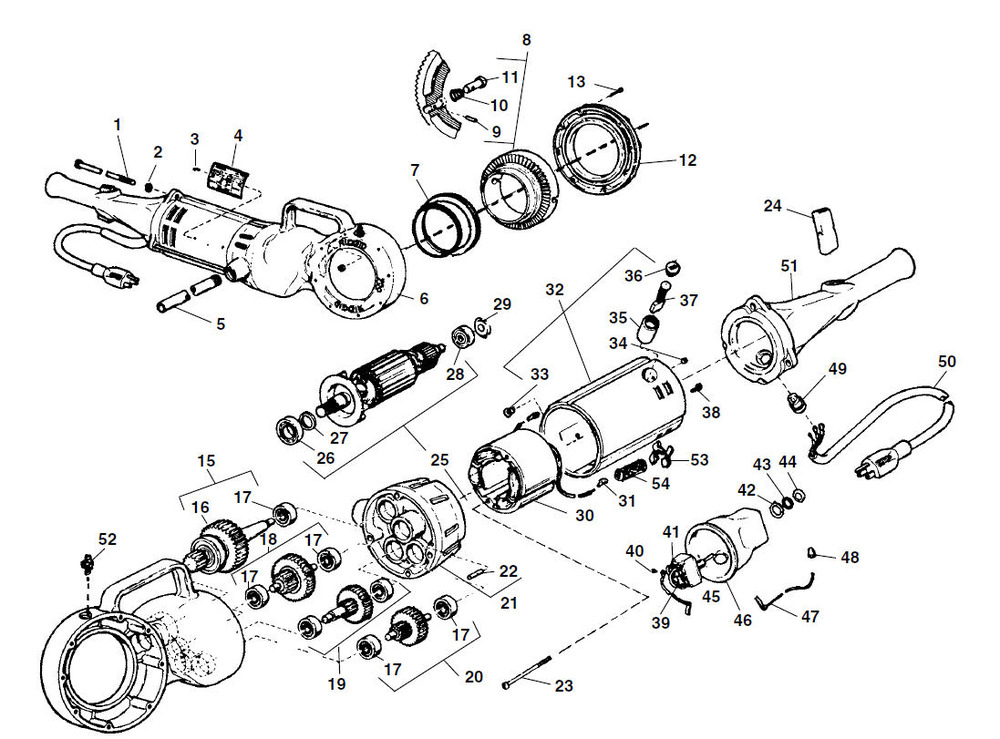 Ridgid 300 Pipe Threader Wiring Diagram - Wiring Diagram