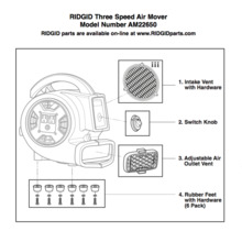 AM22650 Air Mover Assembly