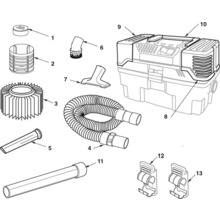 WD45500, WD4522 Vac Assembly