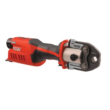 Micro Pressatrice RIDGID per Tubi in Multistrato Rame Acciaio Forza 15 kN  Batteria al Litio 12V 