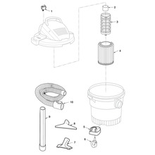 WD09700, WD9701, WD0975, WD0976 Vac Assembly