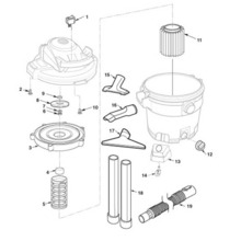 WD12700, WD12701, WD1272C,WD12701,WD1276 Vac Assembly