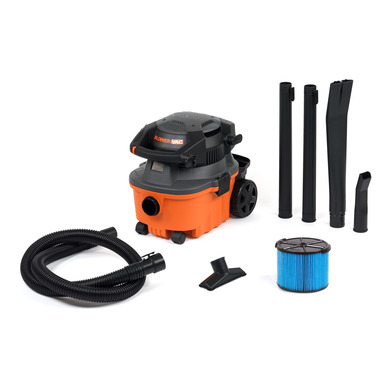 RIDGID Wet Dry Vac Shop Vacuum Cleaner 4 Gal Car/Garage Detachable Blower 