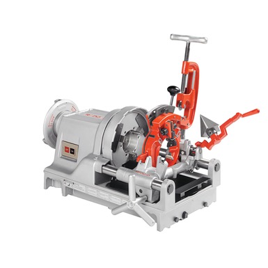 Ridgid 20215 1233 Filettatrice 230 V, capacità 1/4-3, dotata di teste  portapettini 815A e 928A, pettini da 1/2-3/4, 1-2 e 2 1/2-3,  tagliatubo con rotella, alesatore e olio per filettare