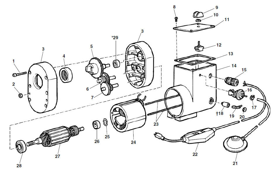 Parts | K-3800 Drum Machine | RIDGID Store