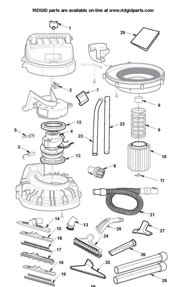 16 Gallon 2-Stage Wet/Dry Shop Vac