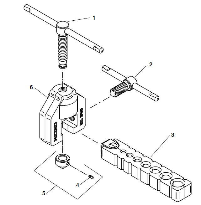 Parts | 345 Manual Flare Tools | RIDGID Store