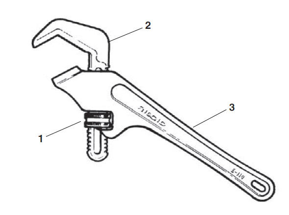 Llave ajustable para fluxometro e110 31305