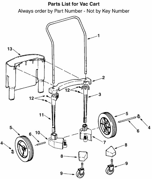 Parts, 16 Gallon Contractor Wet/Dry Vac