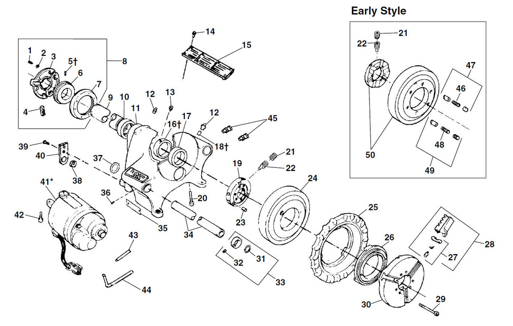 Parts | Model 300 Power Drive Threading Machine Complete