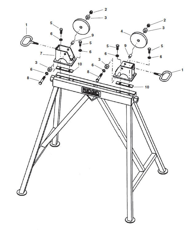 RIDGID（リジッド） 31465 B-1054-S ハンドル アッセン F／60HD-