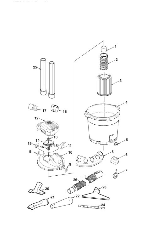 Ridgid WD1665 Wet/Dry Vac