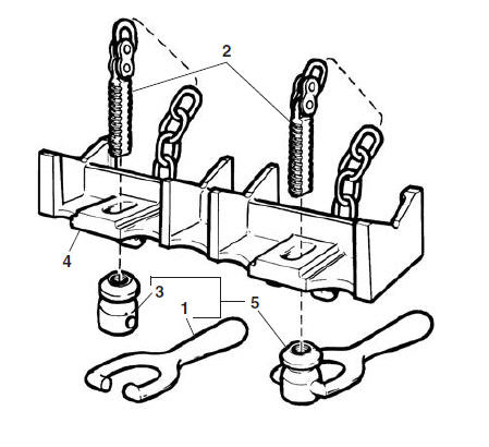 Ridgid Tristand Chain Vise 460 6 Ereplacementparts Com