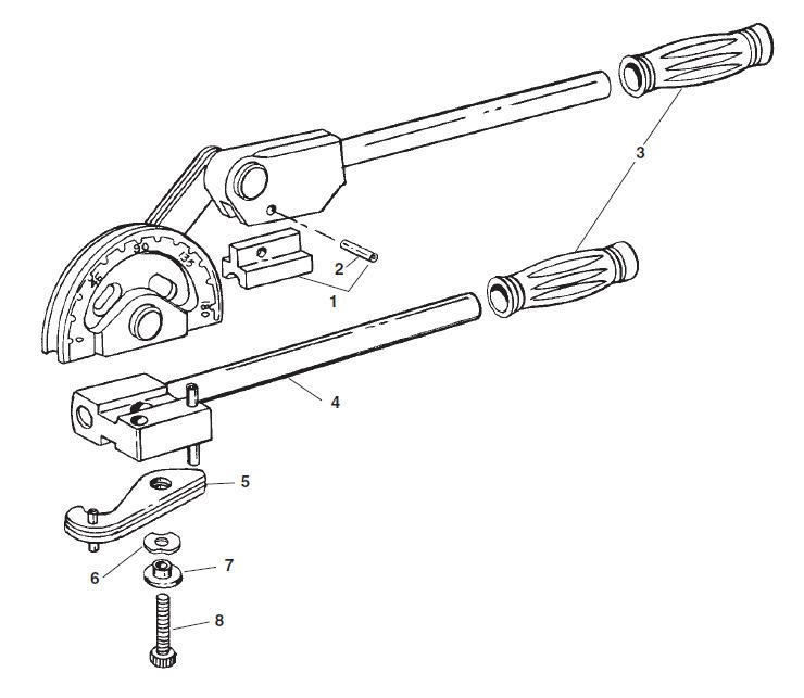 Parts | 312M Plumbing Bender | RIDGID Store