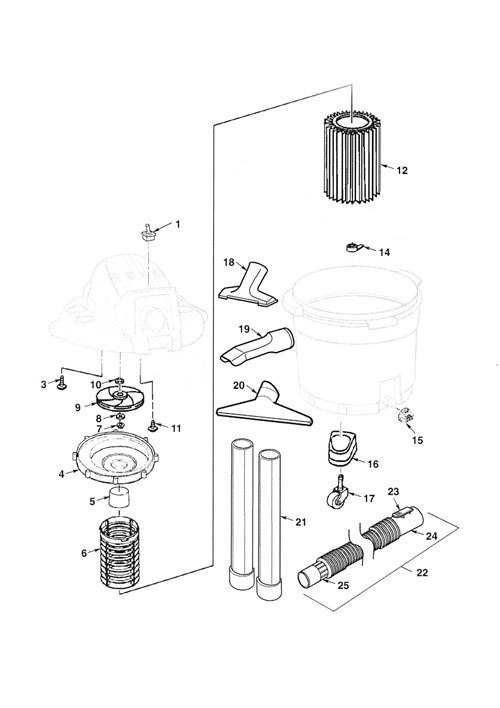 RIDGID WD12701, WD1270EX0 - 12 U.S. GALLON/45 LITER WET/DRY Vacuum Cleaner  Manual