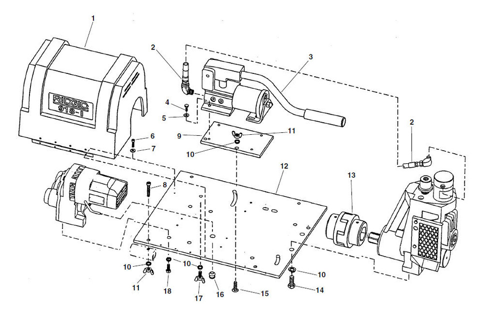 Parts | 918-I Roll Groover | RIDGID Store