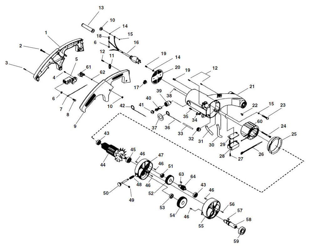 Parts | Dry Cut Saw / Model 614 | RIDGID Store