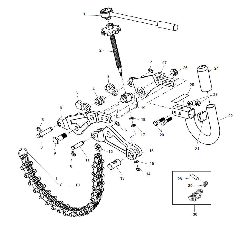 Parts, No. 226 In-Place Soil Pipe Cutter