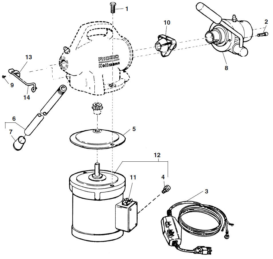 Parts | K-50 Sectional Machine | RIDGID Store