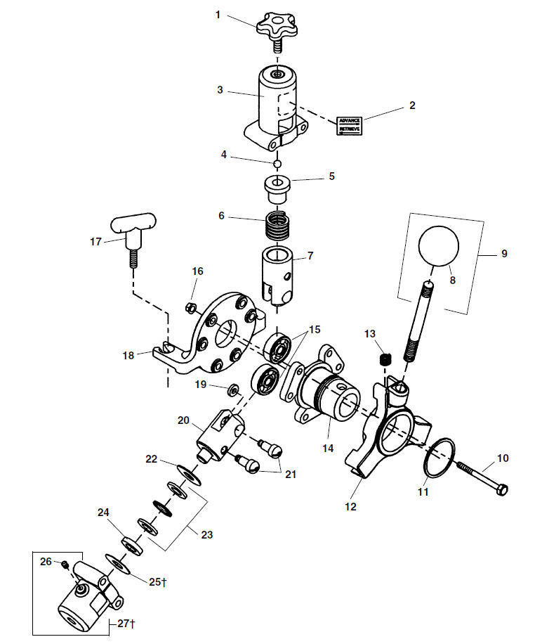 Parts | K-3800 Drum Machine | RIDGID Store