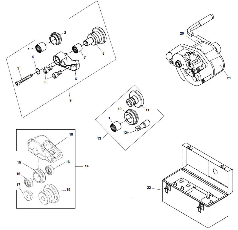 RIDGID(リジッド) 92202 ハンドル F/915