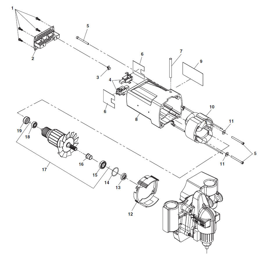 Parts | HC-300 Hole Cutting Tool | RIDGID Store