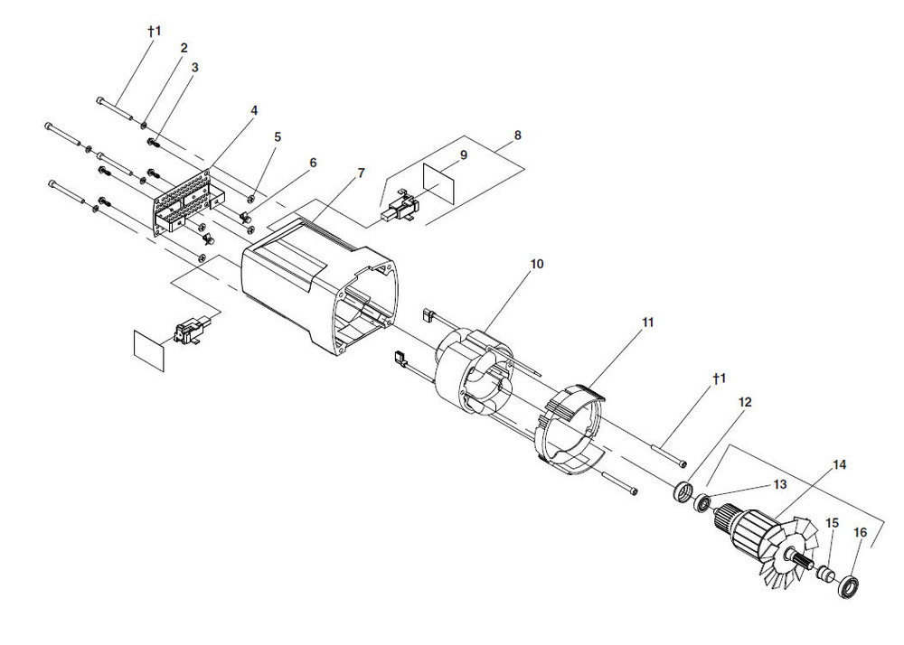 Parts | B-500 Transportable Pipe Beveller | RIDGID Store